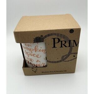 Primitives By Kathy Mug Livin On Pumpkin Spice And A Prayer Coffee Mug Cup 16 oz